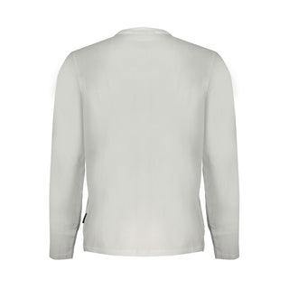 White Cotton Men T-Shirt