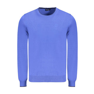 Suéter azul de algodón para hombre
