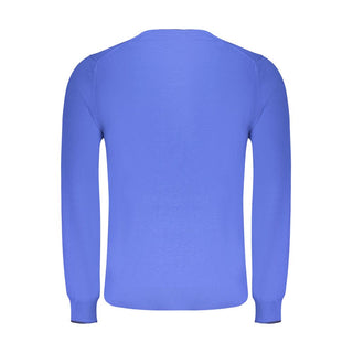 Suéter azul de algodón para hombre