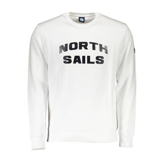 Bianco Cotton Men Sweatshirt