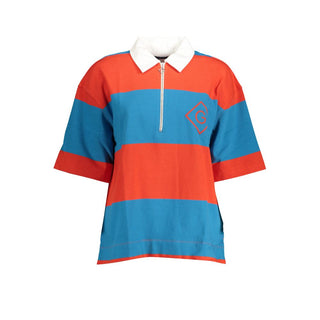 Polo para mujer de algodón orgánico rojo