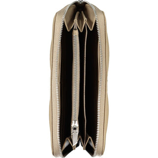 Beige Polyester Women Wallet