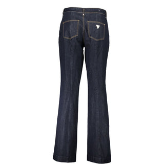 Jeans de algodón azul para mujer  