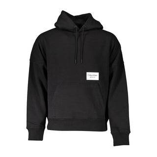 Schwarzes Baumwoll-Sweatshirt für Herren