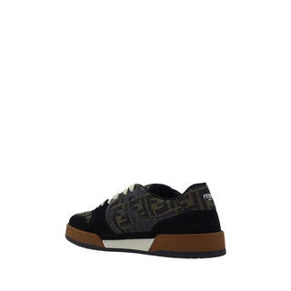 Sneakers aus Kalbsleder in Multicolor