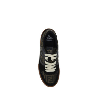 Sneakers aus Kalbsleder in Multicolor