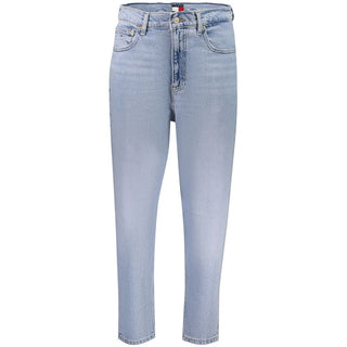 Azzurro High-Waist Damenjeans aus Baumwolle