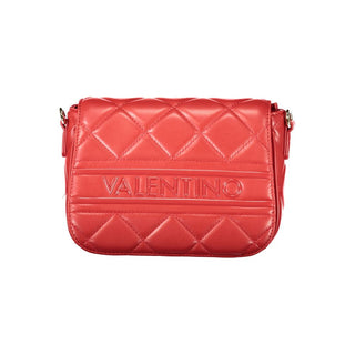 Red Polyurethane Women's Bag