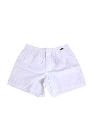 Weiße Boxershorts aus Baumwolle