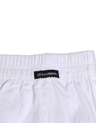 Weiße Boxershorts aus Baumwolle