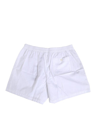 Weiße Boxershorts aus Baumwolle