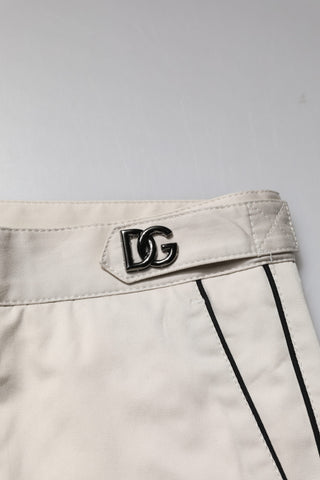 White Cotton Dress Slim Formal Pants