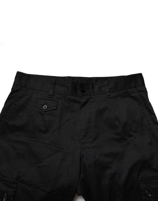 Black Cotton Dress Slim Formal Pants