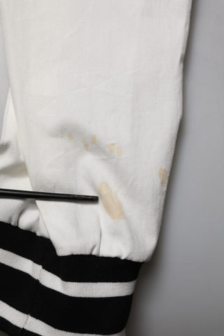 Pantalones jogger cargo de algodón blanco para hombre