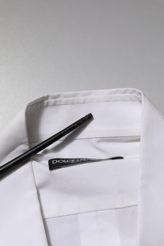 White Cotton Long Sleeves Dress Formal Shirt
