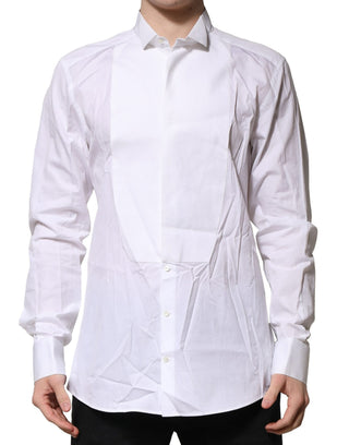 White GOLD Bib Popelinekleid Herren Businesshemd