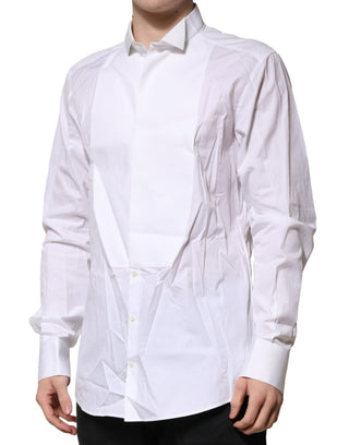 White GOLD Bib Popelinekleid Herren Businesshemd