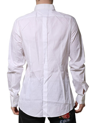 White GOLD Bib Popelinekleid Herren Businesshemd