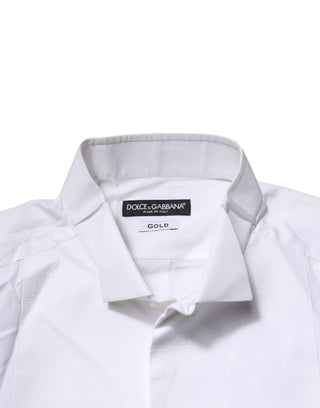 White GOLD Bib Popelinekleid Herren Businesshemd