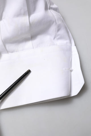 White GOLD Bib Popelinekleid Herren Businesshemd