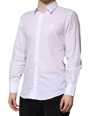 Camisa formal de vestir blanca MARTINI para hombre de manga larga  