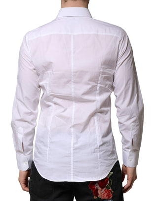 Camisa formal de vestir blanca MARTINI para hombre de manga larga  