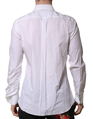 Camisa formal de vestir blanca MARTINI para hombre de manga larga  