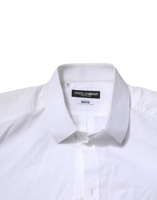 Camisa formal de vestir blanca MARTINI para hombre de manga larga  