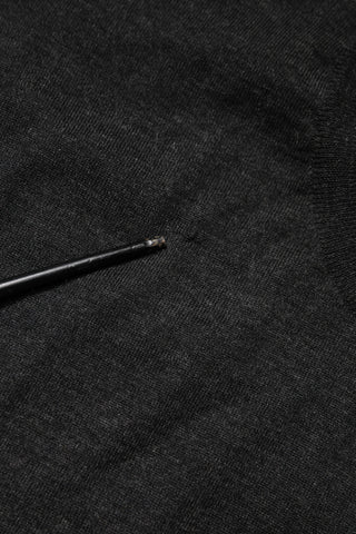 Gray Long Sleeve Crew Neck Pullover Sweater