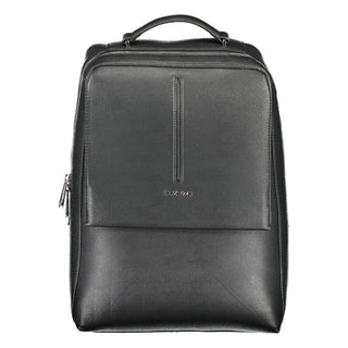 Mochila para hombre de poliéster negra