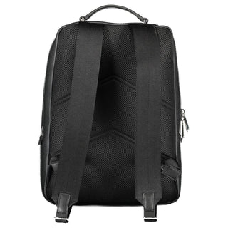 Mochila para hombre de poliéster negra