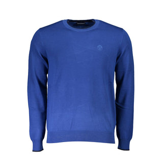 Herrenpullover aus Bio-Baumwolle, blau
