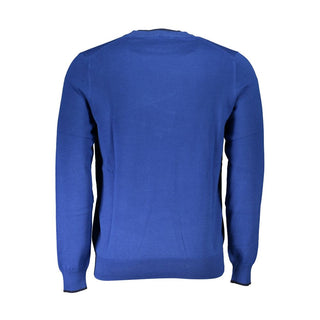 Herrenpullover aus Bio-Baumwolle, blau