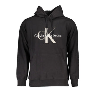 Schwarzes Baumwoll-Sweatshirt für Herren