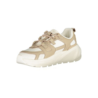 Zapatillas blancas de poliuretano para mujer