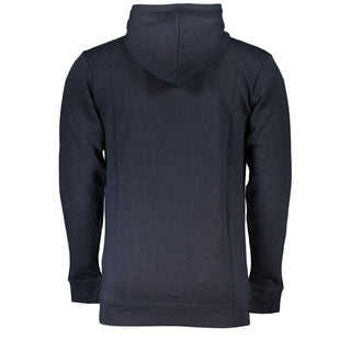 Sudadera azul de algodón para hombre
