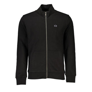 Schwarzes Baumwoll-Sweatshirt für Herren