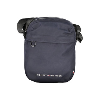 Bolso para hombre de poliéster reciclado azul para hombro