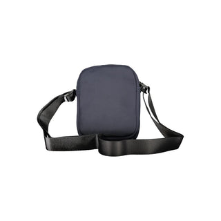 Bolso para hombre de poliéster reciclado azul para hombro