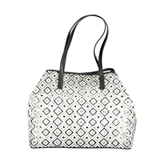 Bolso negro de poliuretano para mujer