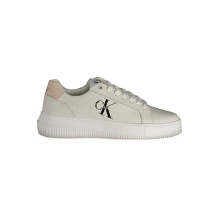 Bianco Polyurethan Damen-Sneaker