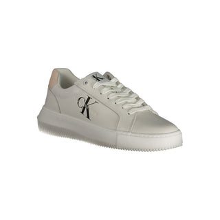 Bianco Polyurethan Damen-Sneaker
