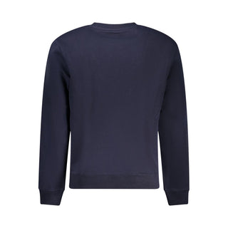 Blue Cotton Men's Sweatshirt