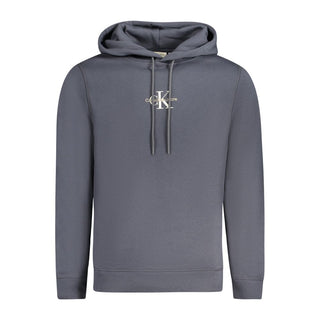 Blaues Baumwoll-Sweatshirt für Herren