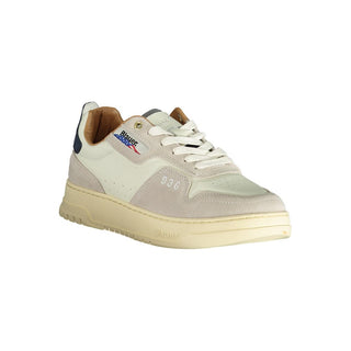 Zapatilla deportiva blanca de poliuretano para hombre