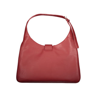 Bolso de poliuretano rojo para mujer