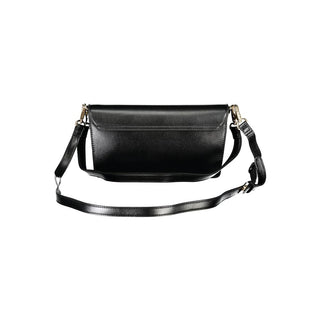 Bolso de mujer de poliuretano negro