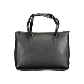 Damen-Tasche aus Polyurethan in Nero
