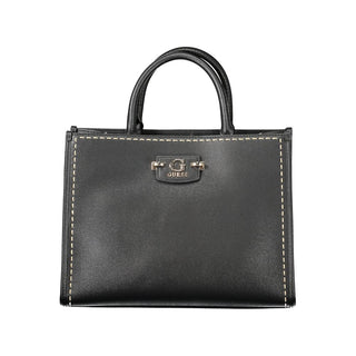 Bolso de mano para mujer de polietileno negro