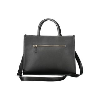 Bolso de mano para mujer de polietileno negro
